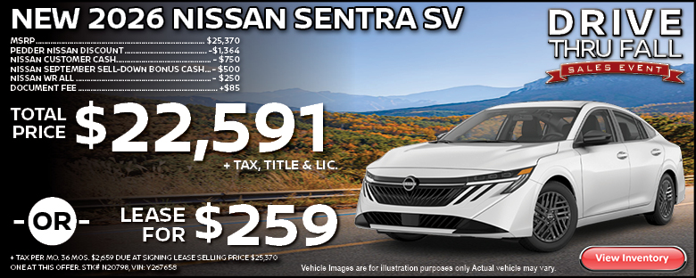 2026 Nissan Sentra SV