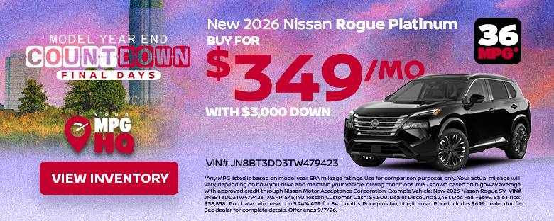 New 2026 Nissan Rogue