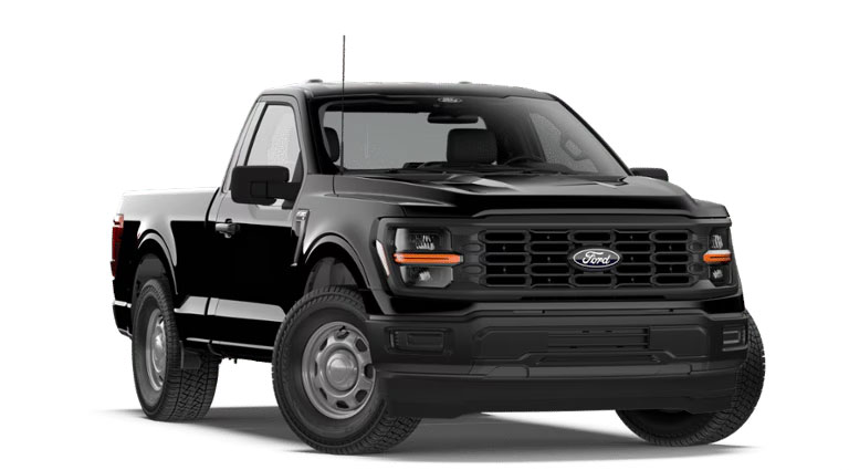image of black ford f-150 xl