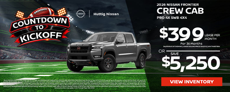 2026 Frontier Crew Cab Pro 4x SWB 4x4