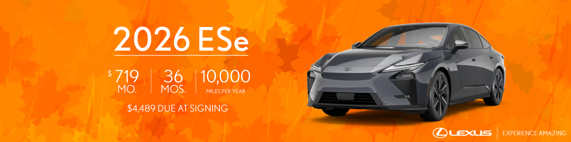 Lexus ESe Offer