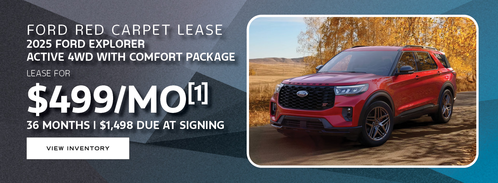 2025 Ford Explorer Active 4WD with Comfort Package