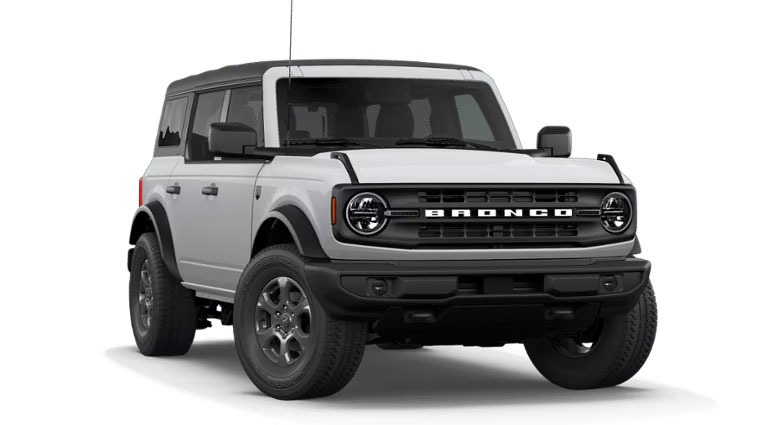 image of grey 4-door ford bronco black diamond