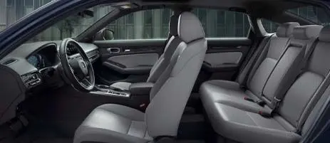 Leather-Trimmed Interior