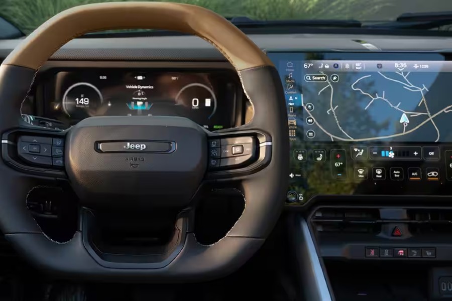 2026 Jeep Recon Interior Cabin Dashboard Close Up
