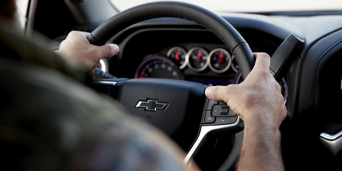 Chevrolet vehicles on the road