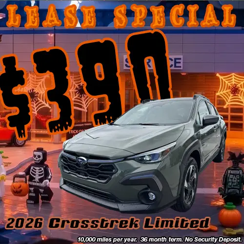 Lease this 2026 Subaru Crosstrek Limited for only $390/mo at Twin Falls Subaru this October