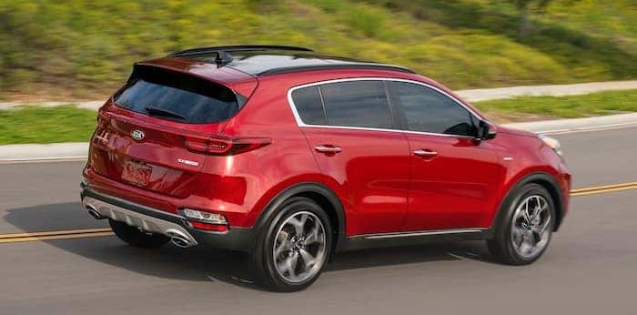 2020 kia sportage on road