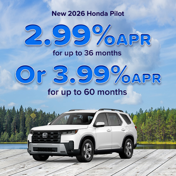 Finance a 2026 Honda Pilot at special APR offers in Kingsport, TN