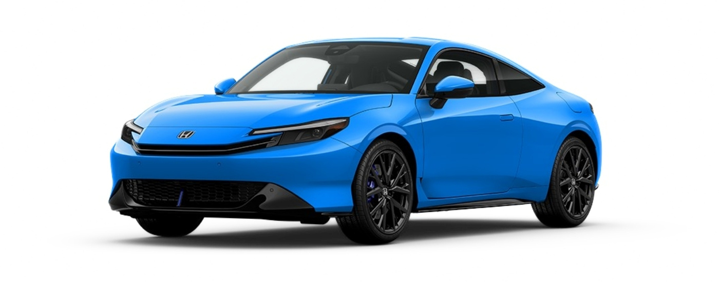 Blue 2026 Honda Prelude angled left