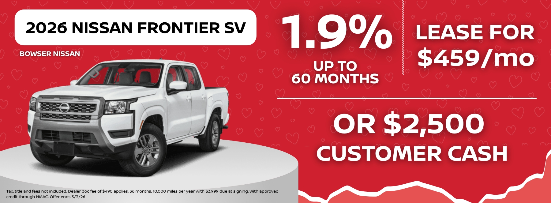 2026 NISSAN FRONTIER SV