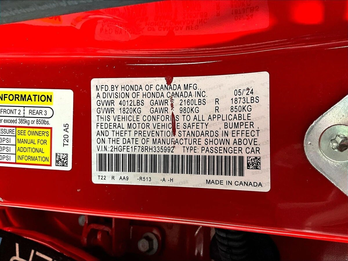 2024 Honda Civic EX - Photo 19