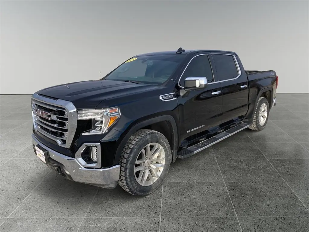 Used 2019 GMC Sierra 1500 SLT with VIN 3GTU9DED3KG101591 for sale in Oskaloosa, IA