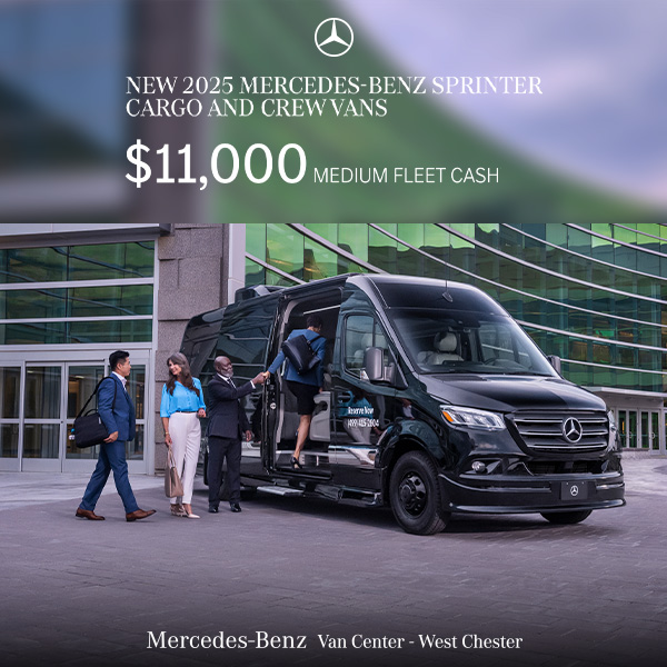 New 2025 Mercedes-Benz Sprinter Cargo and Crew Vans