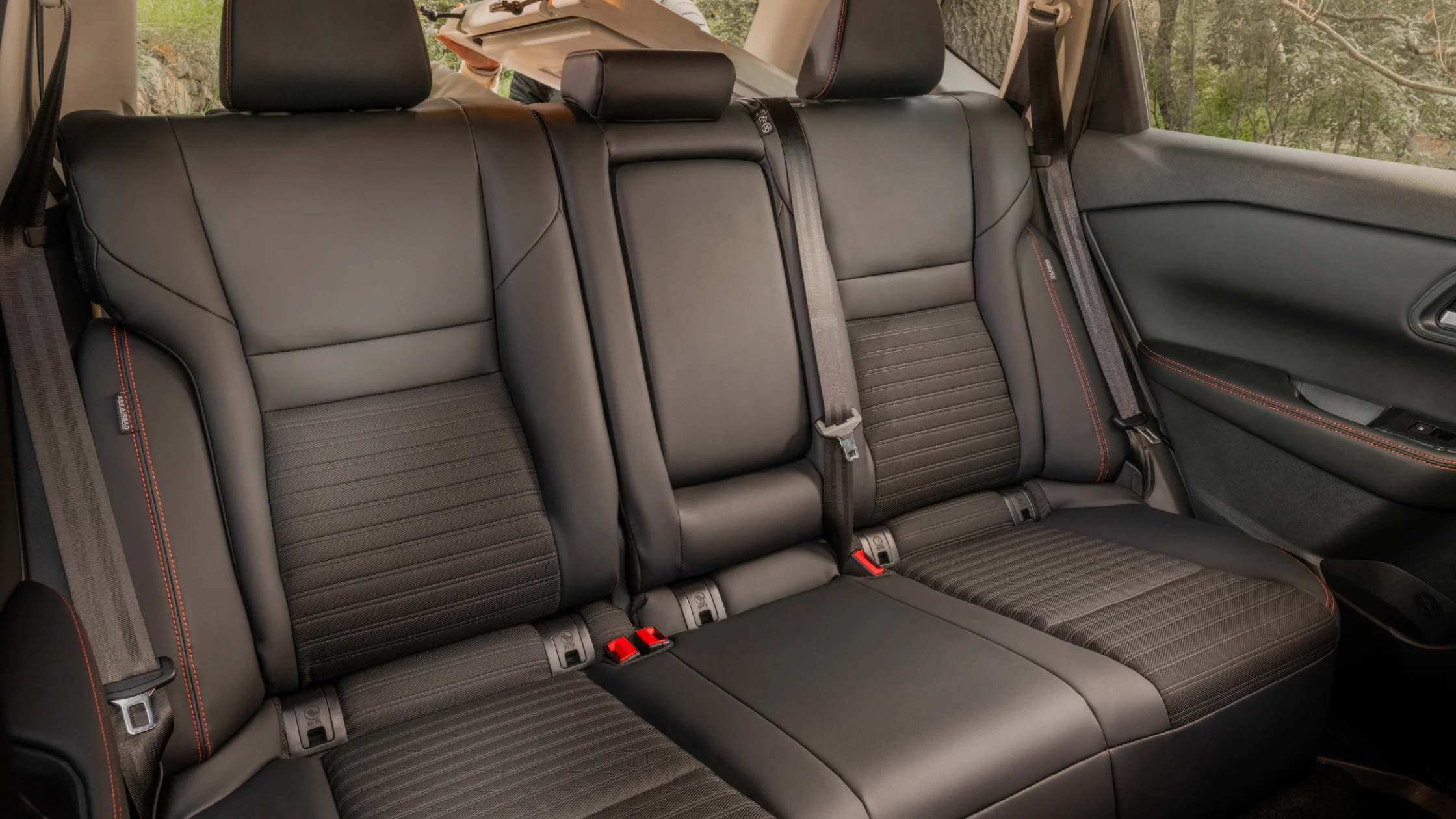 2026 Nissan Rogue® rear seat interior