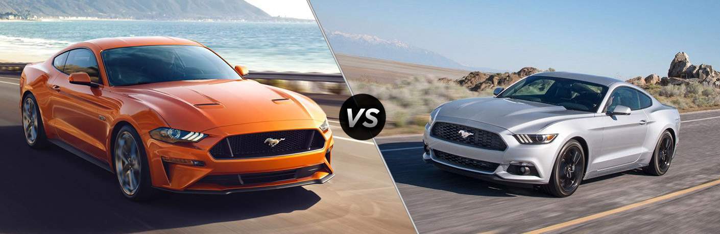 2018 Ford Mustang vs 2017 Ford Mustang