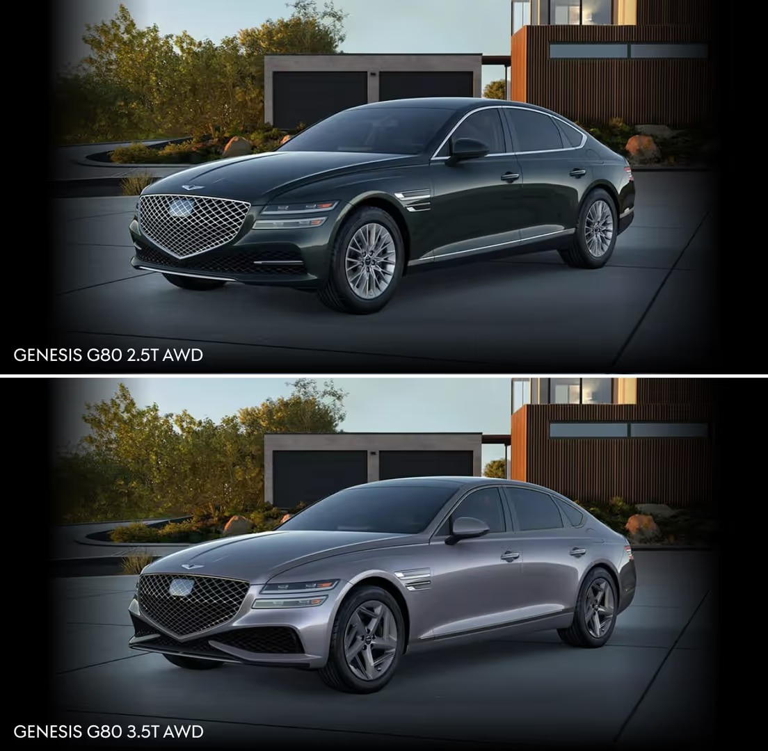 Genesis G80 vs. Mercedes-Benz E 450 Configurations