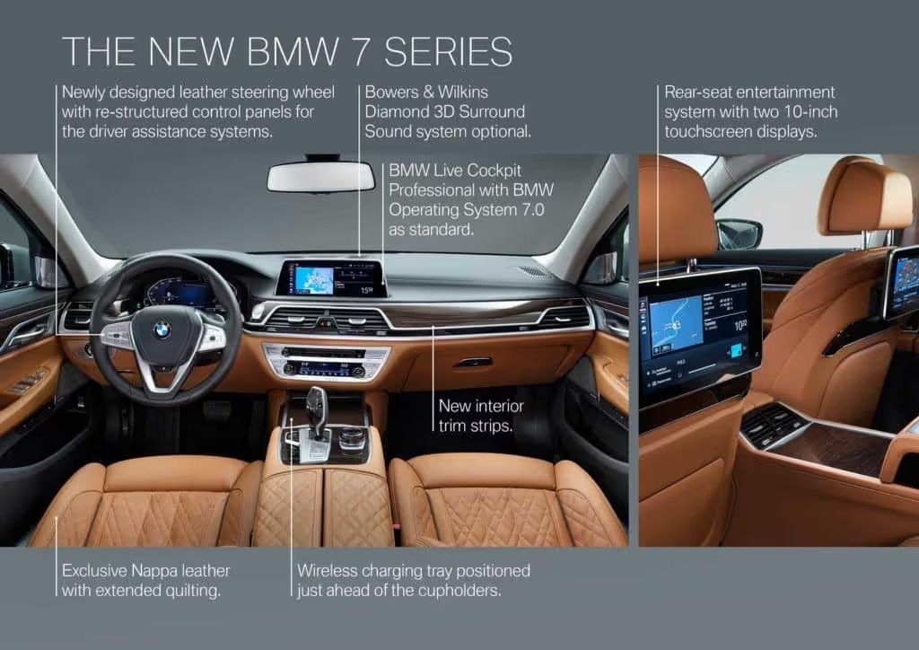 BMW 7 series interior
