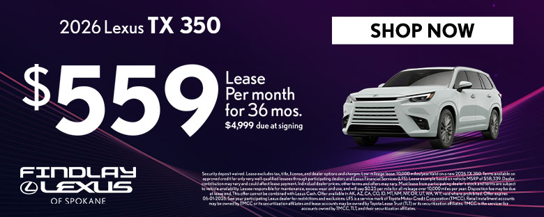 2026 Lexus TX 350
