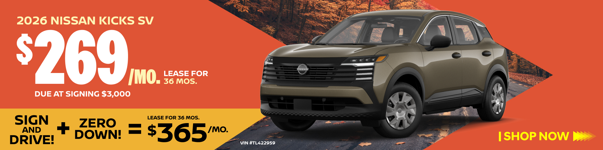 2026 NISSAN KICKS SV