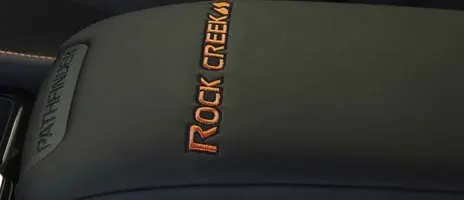 unique interior rock creek stitching