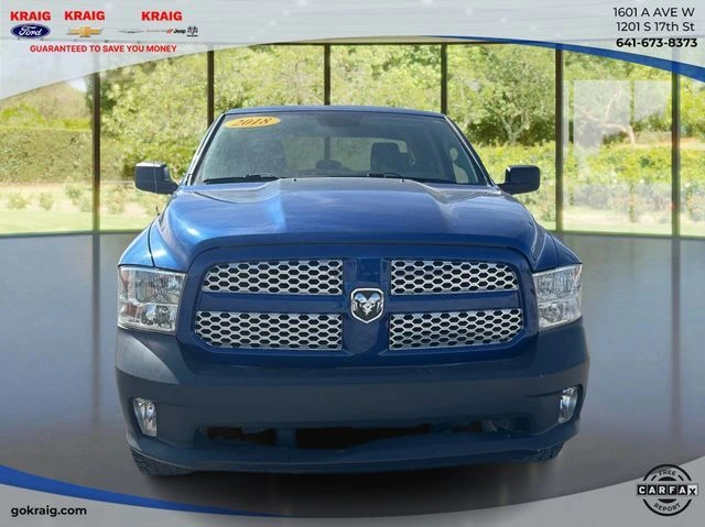 Used 2018 RAM Ram 1500 Pickup Express with VIN 1C6RR7FG0JS125989 for sale in Oskaloosa, IA