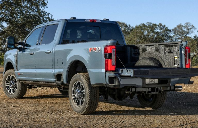 Blue 2023 Ford Super Duty Rear Exterior