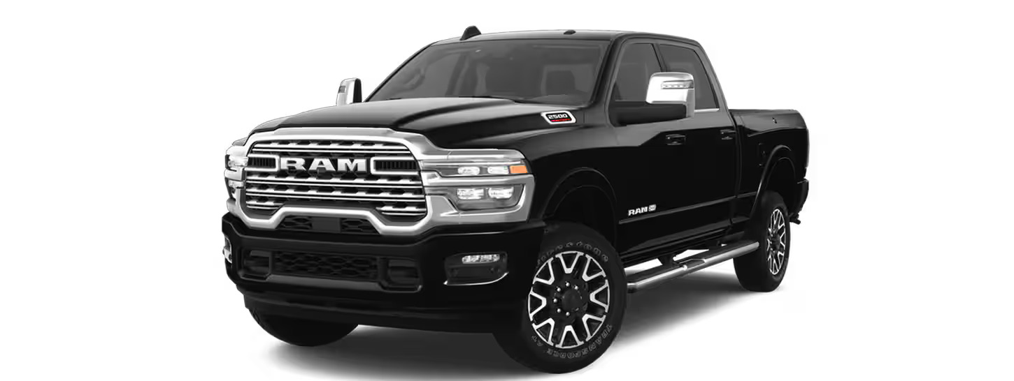 The 2025 Ram 2500 Limited Longhorn trim.