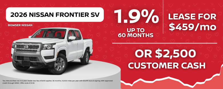 2026 NISSAN FRONTIER SV