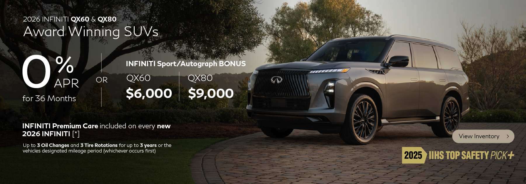 SD 2026 QX60 and QX80 APR Feb