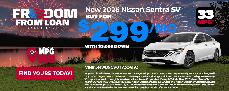New 2026 Nissan Sentra