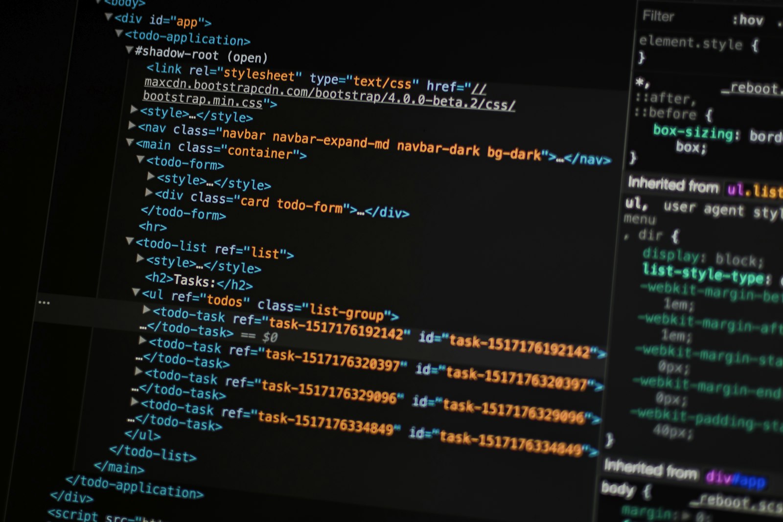 Customer shopping for a car online on a laptop