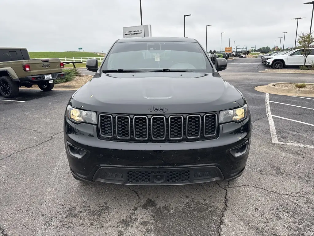 Used 2021 Jeep Grand Cherokee 80th Edition with VIN 1C4RJFBGXMC635510 for sale in Owasso, OK