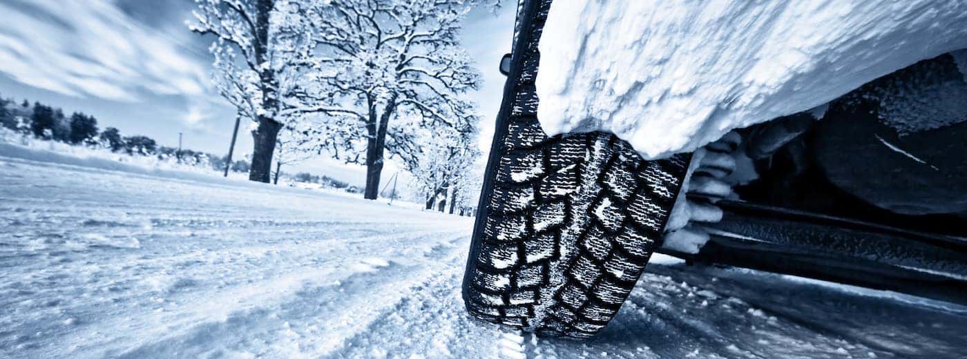 tires in snow
