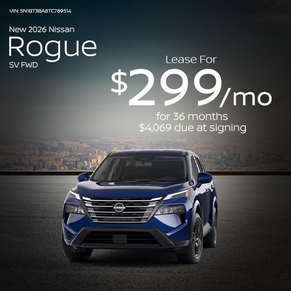 New 2026 Nissan Rogue SV FWD