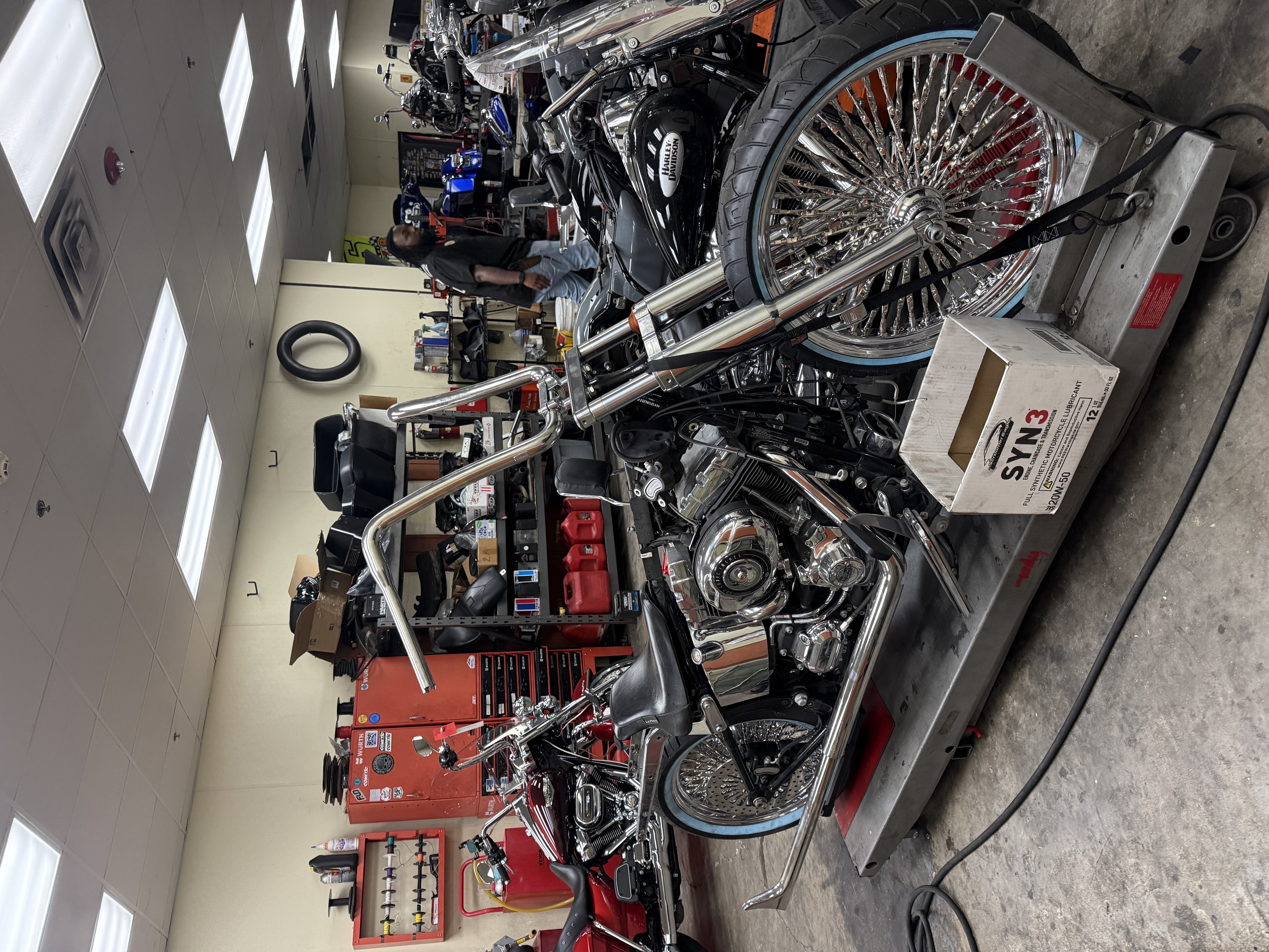 At Lucky Penny Cycles in Bedford, Texas, we're always pushing the limits of what a custom Harley-Davidson can be, and our latest project is shaping up to be something truly special. This custom Harley-Davidson Deluxe is being transformed into a stunning Vicla-style motorcycle that combines classic Harley heritage with bold custom craftsmanship. The build will feature custom paint by CF Designs, eye-catching twisted spoke wheels, custom handlebars, and a handcrafted fishtail exhaust system that will make this bike stand out from every angle. Custom motorcycle builds are a big part of what we do here at Lucky Penny Cycles, and this project is quickly becoming one of the most exciting builds we've ever undertaken. Every detail is being carefully selected and designed to create a motorcycle that is both unique and unforgettable. This is more than just a custom bike—it's a showcase of the passion, creativity, and craftsmanship that define our shop. Stay tuned as we continue bringing this incredible Vicla build to life and share updates along the way.