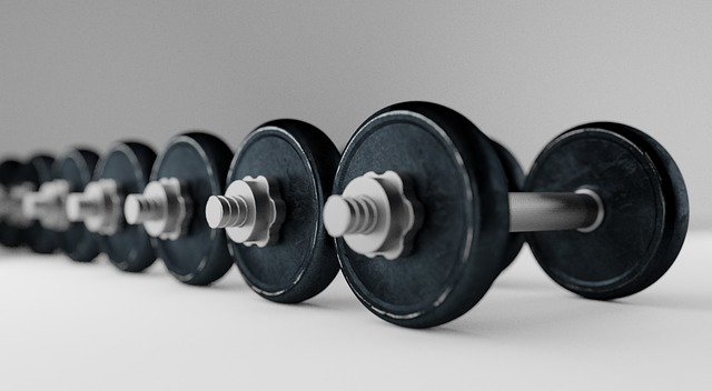 dumbell, barbell, bodybuilding