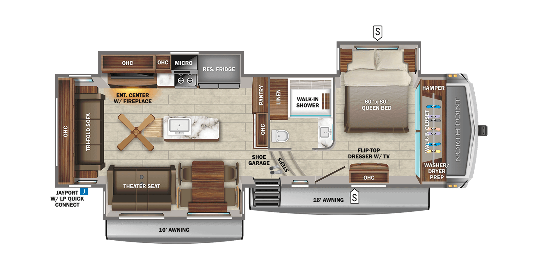 Jayco North Point Floor Plan