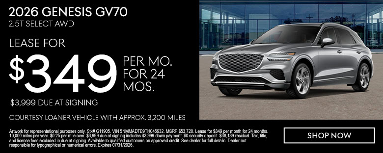 2026 Genesis GV70