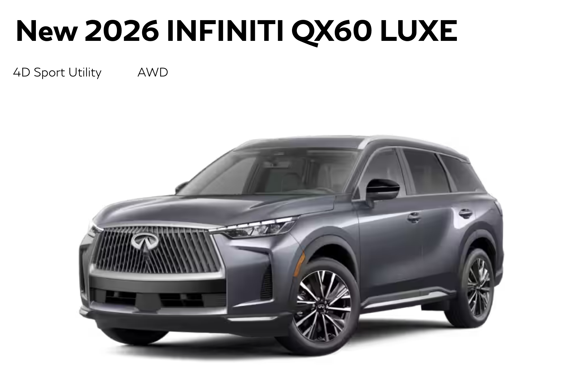 Lease for $599/mo for 27 Months