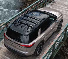 Black Tubular Roof Rack 2025 NISSAN Pathfinder