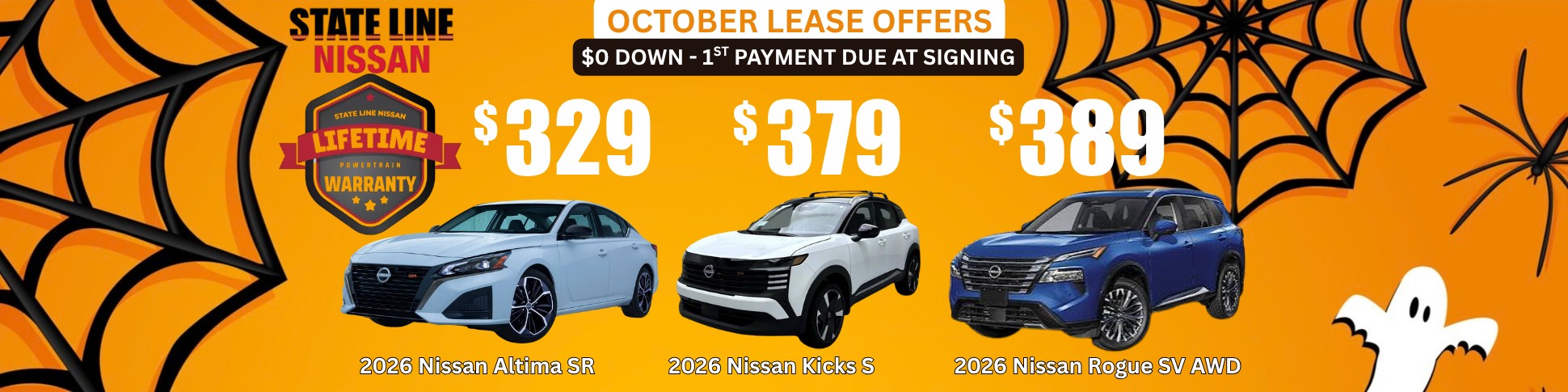 STATE LINE NISSAN OCT LEASE OFFERS