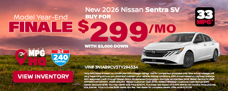 New 2026 Nissan Sentra