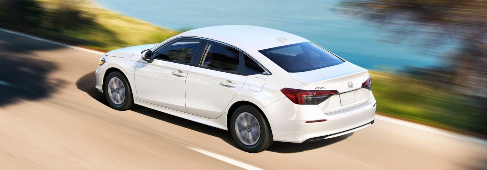 2025 Honda Civic LX in Platinum White Pearl