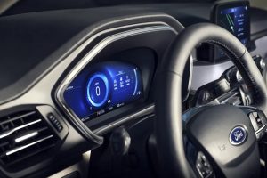 driver dash in a 2021 Ford Escape