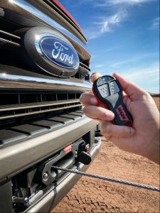 electric winch on a 2020 Ford Super Duty