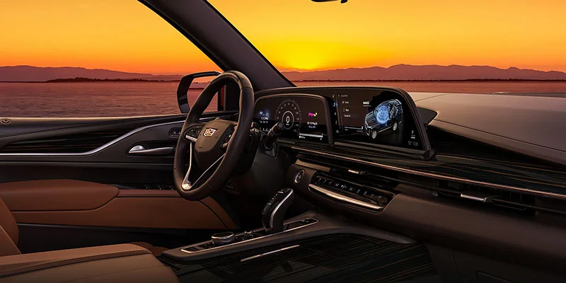 interior cabin of 2023 Cadillac Escalade