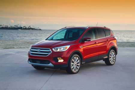 2017 Ford Escape red