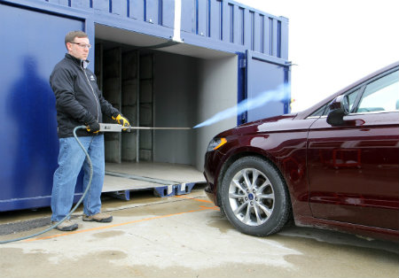 Ford wind tunnel testing