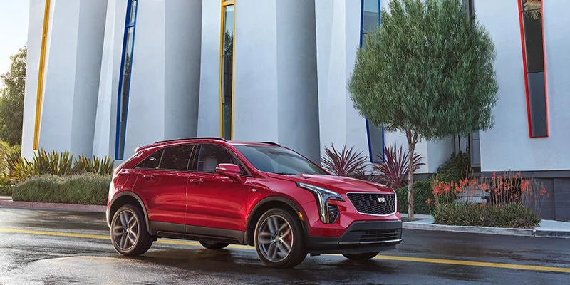 red 2023 Cadillac XT4
